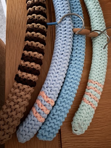 Vintage crochet coat - vintage, hangers