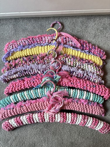 Handmade yarn covered and - 8, yarn-covered