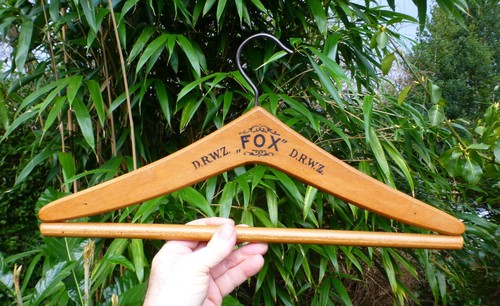 Vintage wooden fox drwz - vintage,
