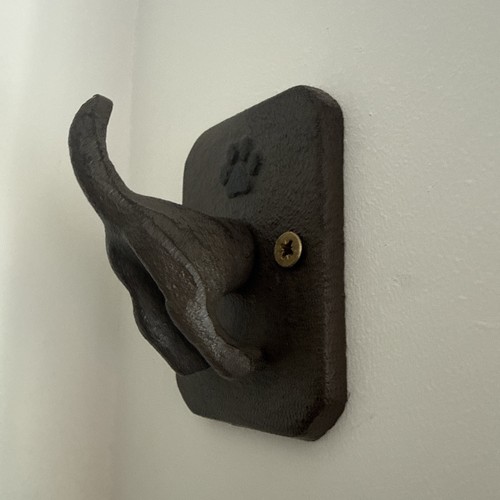 Cast iron dog - iron, rustic
