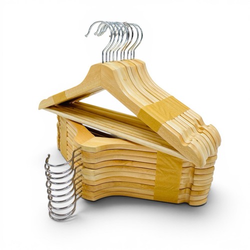 Wooden clothes hangers - 50,