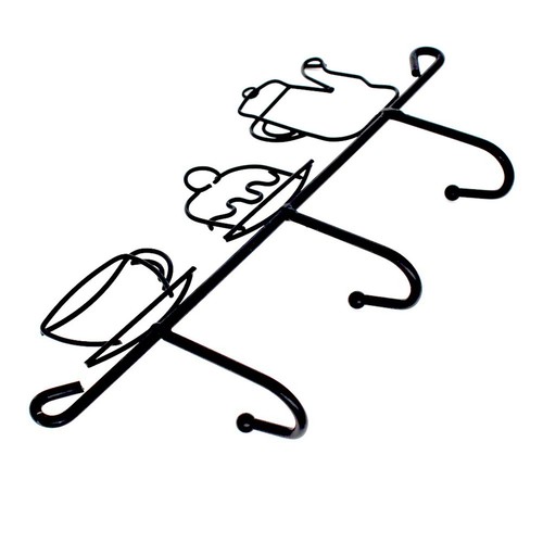 Pcs vintage coat hooks - 2,