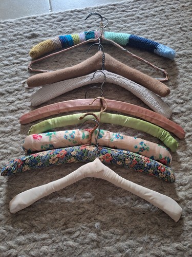 Vintage retro padded fabric - padded,