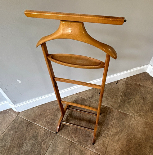 Vintage wood valet suit - vintage,