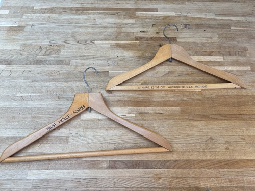 Vintage wooden hangers - hangers, 2