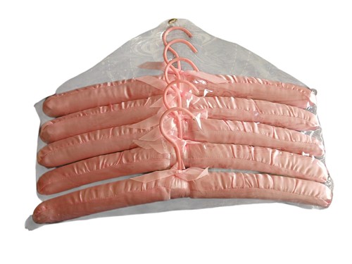 Vintage pink satin padded - vintage,