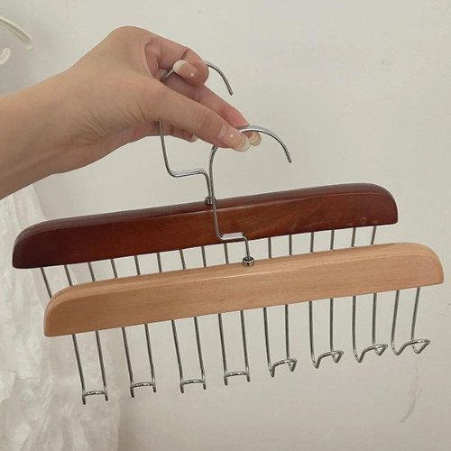 Wooden belt hanger - belt, multi