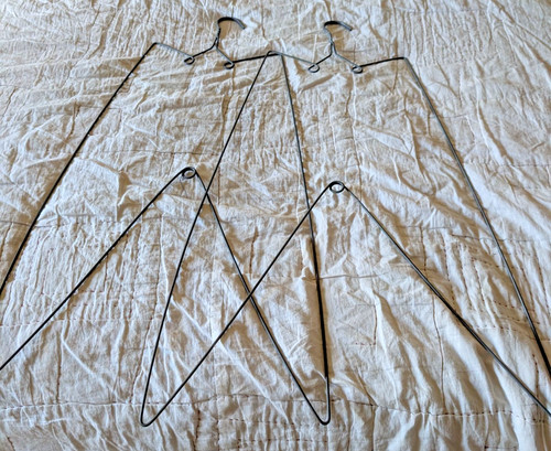 Vintage 1920s wire trouser - , leg